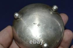 ANTIQUE Faberge design 19 century! Silver IMPERIAL russian 84 Salt cellar Bowl