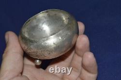 ANTIQUE Faberge design 19 century! Silver IMPERIAL russian 84 Salt cellar Bowl