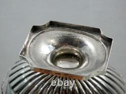 ANTIQUE IMPERIAL RUSSIAN 84 SILVER CANDY DISH BASKET BOWL Petersburg (1818-1826)