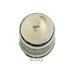 ANTIQUE IMPERIAL RUSSIAN 84 SILVER NIELLO CUP BEAKER ARCHITECTURAL Moscow 1861