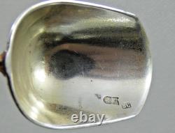 ANTIQUE IMPERIAL RUSSIAN 84 SILVER NIELLO TEA CADDY SCOOP ARCHITECTURAL Moscow