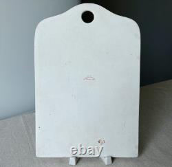 ANTIQUE IMPERIAL RUSSIAN PORCELAIN PLATE KUZNETSOV paint Cheeseboard