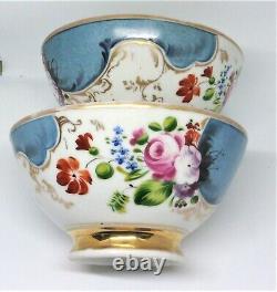 ANTIQUE PAIR of IMPERIAL RUSSIAN' KUZNETSOV' PORCELAIN BOWLS. 19th. Century