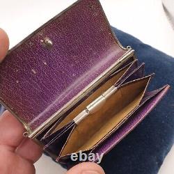 ANTIQUE RUSSIAN IMPERIAL 84 SILVER MONEY PURSE ART NOUVEAU 75,7 gr