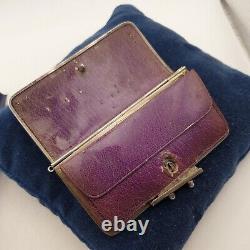 ANTIQUE RUSSIAN IMPERIAL 84 SILVER MONEY PURSE ART NOUVEAU 75,7 gr