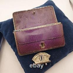 ANTIQUE RUSSIAN IMPERIAL 84 SILVER MONEY PURSE ART NOUVEAU 75,7 gr