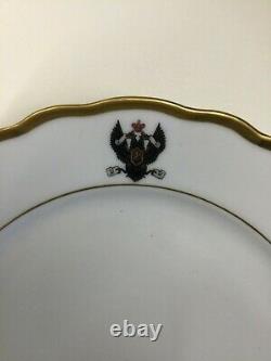 ANTIQUE RUSSIAN IMPERIAL PLATE FROM GD Konstantin IMPERIAL NAVY, s SERVICE