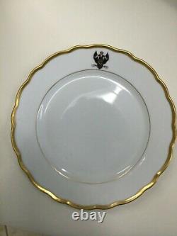 ANTIQUE RUSSIAN IMPERIAL PLATE FROM GD Konstantin IMPERIAL NAVY, s SERVICE