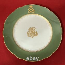 ANTIQUE Russian Imperial plate factory Kuznetsov from the Grand Duke's service