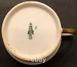 Alexander lll Imperial Russian Porcelain Cup & Saucer from Coronation Service