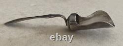 Antique 1856 84 Silver Imperial Russian Moscow Caddy Scoop Spice Tea Or Cheese