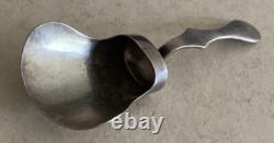 Antique 1856 84 Silver Imperial Russian Moscow Caddy Scoop Spice Tea Or Cheese