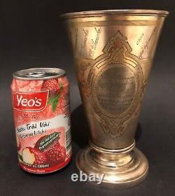 Antique (1873) Imperial Russian 84 Gilded Sterling Silver Chalice