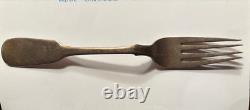 Antique 1873 Imperial Russian 84 Silver Signed Fork