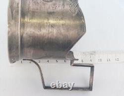 Antique 1880's Imperial Russia, Moscow? Silver Tea Glass Holder 3.25