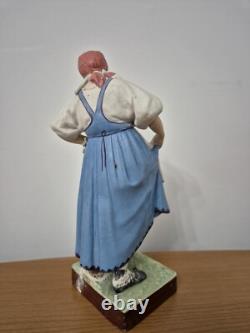 Antique 19C Imperial Russian Gardner Figurine of Country Woman
