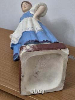 Antique 19C Imperial Russian Gardner Figurine of Country Woman