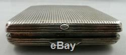 Antique 19 Th Century Imperial Russian Solid Silver Cigarette Case, Moscow