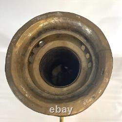 Antique 19th Century Imperial Russian Brass Tea Samovar Urn 18 Tall with Marking