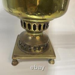 Antique 19th Century Imperial Russian Brass Tea Samovar Urn 18 Tall with Marking