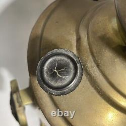 Antique 19th Century Imperial Russian Brass Tea Samovar Urn 18 Tall with Marking