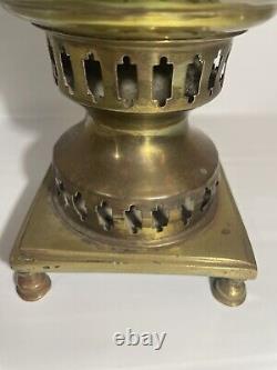 Antique 19th Century Imperial Russian Brass Tea Samovar Urn 18 Tall with Marking