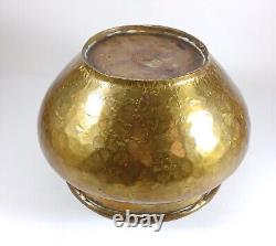 Antique 19th Century Russian Imperial Hammered Brass Copper Jardiniere 6.5X4.25