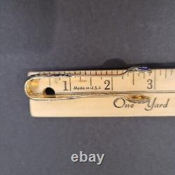Antique 2 7/8 Sugar Tongs Imperial Russian Cloisonné Enamel 84 Silver