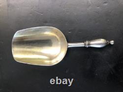 Antique 84 Silver Imperial Russian Dated 1866 Master Salt Spoon