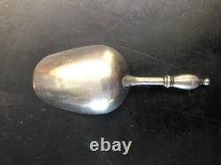 Antique 84 Silver Imperial Russian Dated 1866 Master Salt Spoon