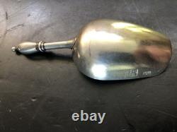 Antique 84 Silver Imperial Russian Dated 1866 Master Salt Spoon