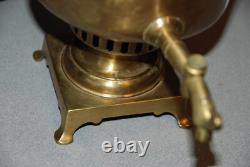 Antique Brass 18 Samovar Water Boiler Coffee Tea Imperial Russian Turkish
