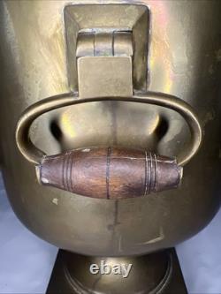 Antique Brass Russian Imperial Samovar Vorontsov Brothers Tula 19th Century 17