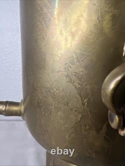 Antique Brass Russian Imperial Samovar Vorontsov Brothers Tula 19th Century 17