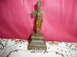 Antique Bronze/Brass 19centhury Imperial Russian Cossack Soldier Statue