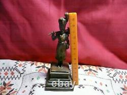 Antique Bronze/Brass 19centhury Imperial Russian Cossack Soldier Statue