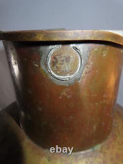 Antique Bronze Imperial Russian Urn with EmblemVaseSignedAs Found