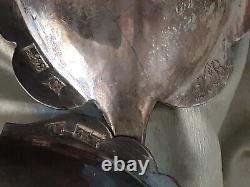 Antique C1817 Imperial Russian Judaica 84 Silver Serving Spoon & Fork Fish Aet