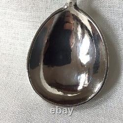 Antique C1860 Imperial Russian Moscow 84 Zol Solid Silver Spoon With Twist Stem