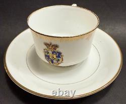 Antique Chinese Armorial Cup & Saucer for Imperial Russian Gagarin Family