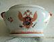 Antique Chinese Export Porcelain Tureen, Romanov Imperial Russian Coat of Arms