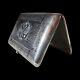 Antique Cigarette Box Imperial Russian Silver 84 Decorated With Imperial Simbol