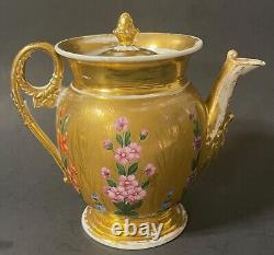 Antique Early 19C Imperial Russian Porcelain Tea Set by F. Gardner