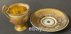 Antique Early 19C Imperial Russian Porcelain Tea Set by F. Gardner
