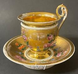 Antique Early 19C Imperial Russian Porcelain Tea Set by F. Gardner