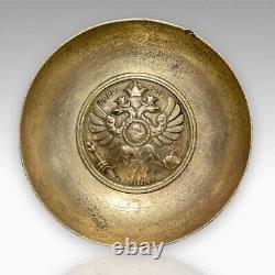 Antique FABERGE Bronze bowl. Russian Imperial 1914