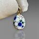 Antique FABERGE Easter Egg Pendant. Gold 56, Enamel. Russian Imperial 1898