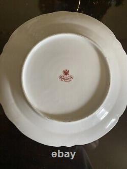 Antique Hand Painted Beautiful Russian Imperial Porcelain Kornilov 9 Plate