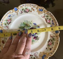 Antique Hand Painted Beautiful Russian Imperial Porcelain Kornilov 9 Plate