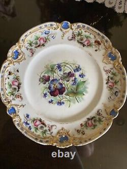 Antique Hand Painted Beautiful Russian Imperial Porcelain Kornilov 9 Plate